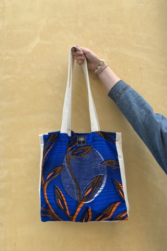 Tote bag bleu 1 Tote bag bleu 1